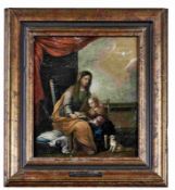 Sacchi, Andrea - Umkreis: Anna lehrt Maria das Lesen