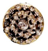 Diamant-Brosche, Um 1870