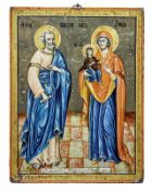 Ikone, Griechenland, A. 19. Jh.