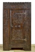 Eintüriger, spätgotischer Schrank, Alpenländisch, wohl Tirol - um 1500