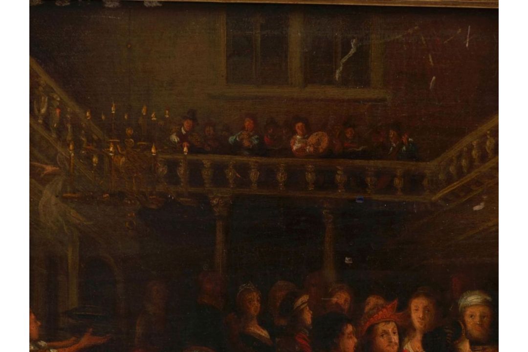 Das Gastmahl des Belsazar, Niederländischer Meister des frühen 17. Jahrhunderts - Bild 6 aus 12