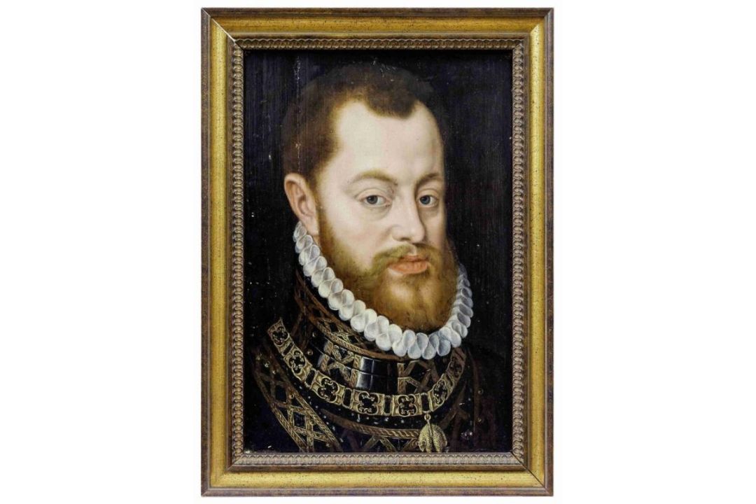 König Philipp II. von Spanien, Umkreis oder Nachfolge des spanischen Hofmalers Alonso Sanchez Coello