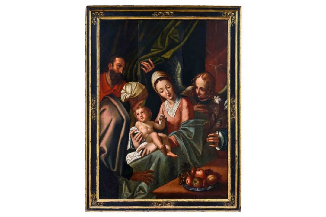 Aachen, Hans von - Nachfolge: Die Heilige Familie mit der heiligen Anna und einem Engel