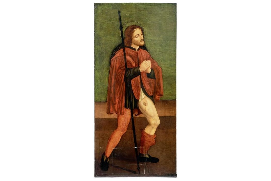 D'Oggiono, Marco (Attrib.) od. Umkreis: Der heilige Rochus