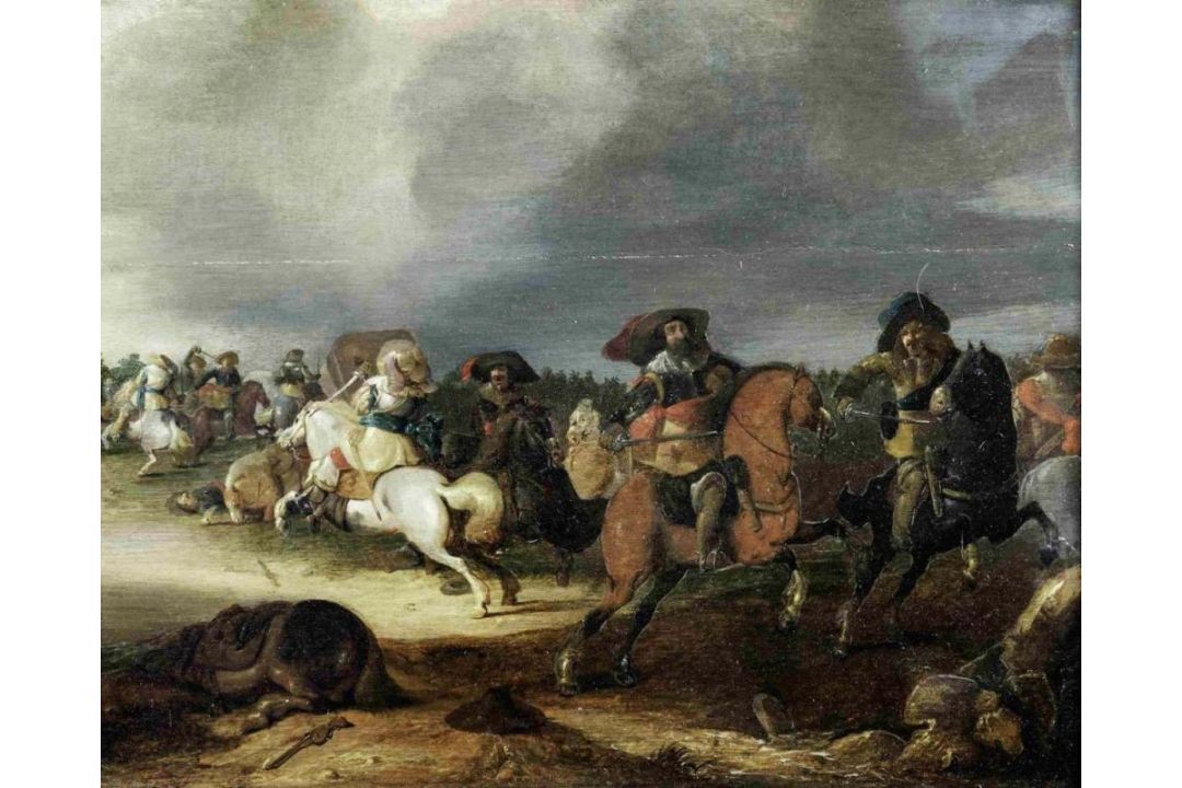 Palamedes, Stevaerts, Reiterschlacht - Bild 2 aus 2