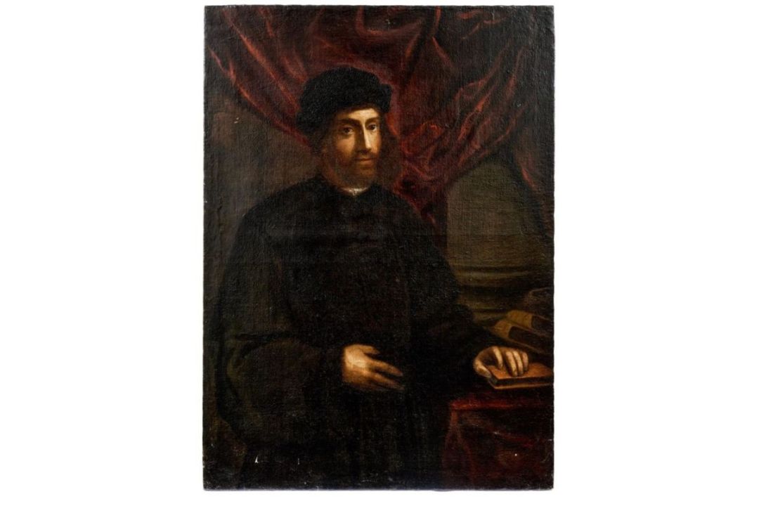 Bildnis eines Gelehrten, Norditalien, wohl Venedig, 1. H. 17. Jh.