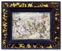 Kleinformatige Reiterschlacht, 17. Jh.