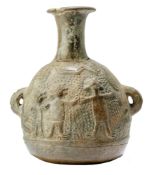 Präkolumbianisches Gefäß, Südamerika, wohl Peru, Chimú-Kultur, ca. 1250-1470 n. Chr.
