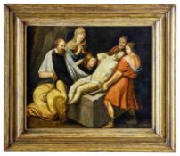 Grablegung Christi, Flämische Schule, 17. Jh.