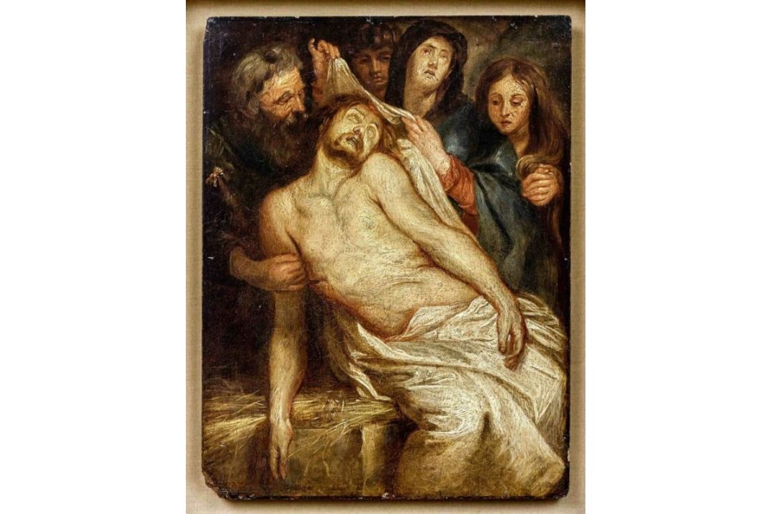 Grablegung Christi, Schule des Anthonis van Dyck - Bild 2 aus 2