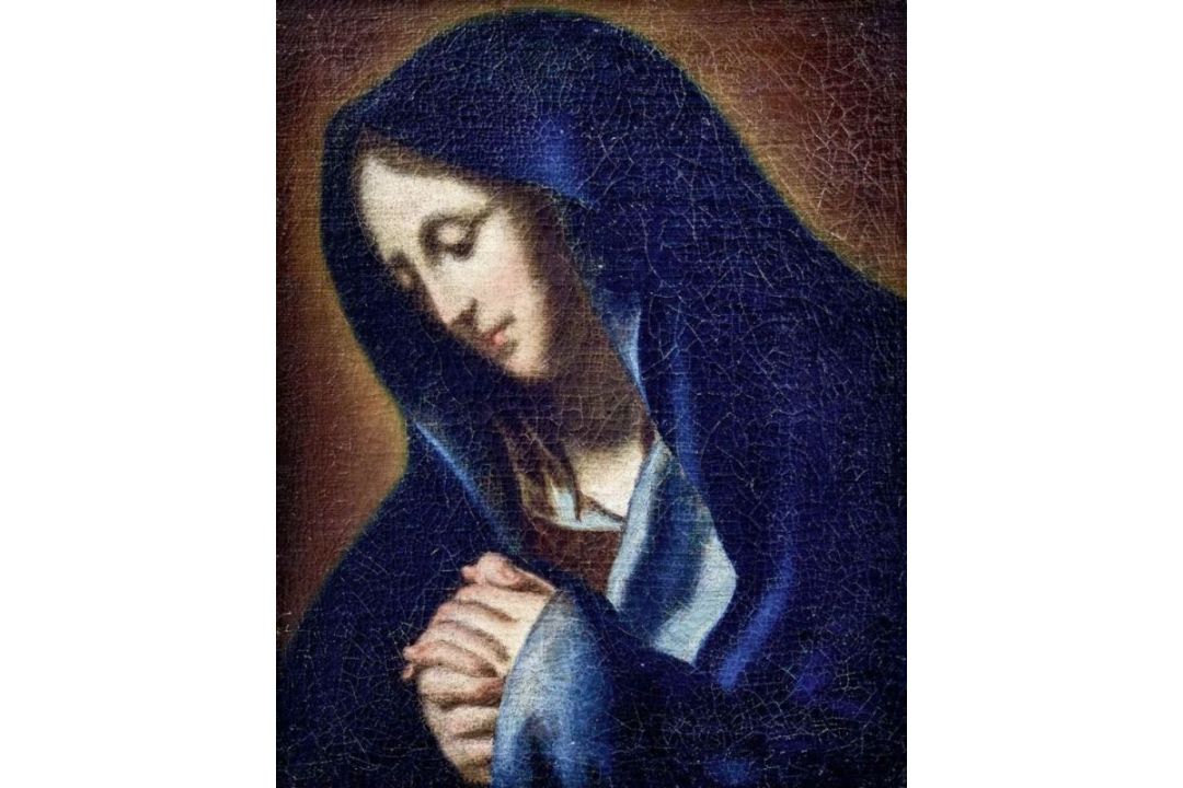 Betende Maria, Florentiner Meister des 17. Jahrhunderts - Bild 2 aus 2