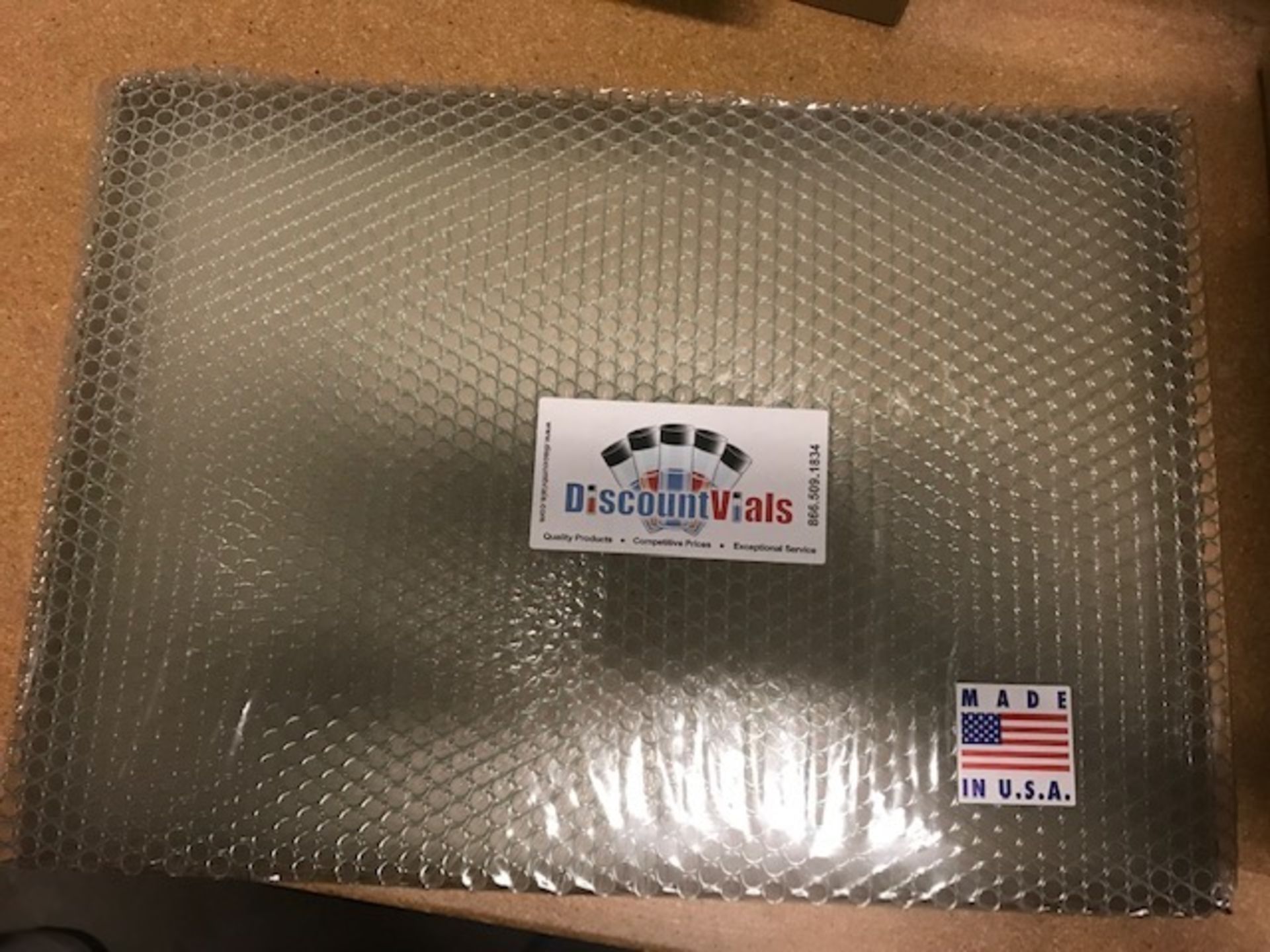 Discount Vials - 8 X 45mm Nulk Packed Shell Vial (2030 Pieces Per Tray - 6090 Total) NO LIDS