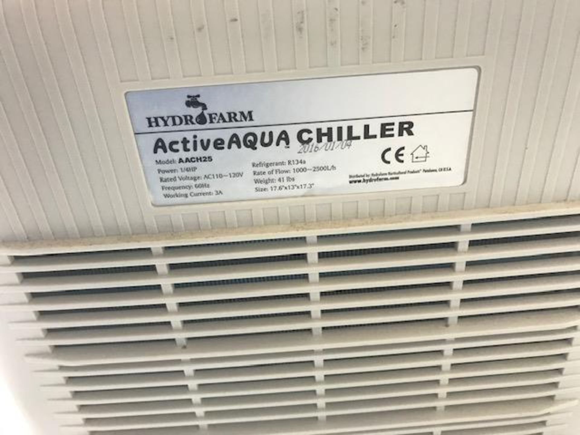Hydrofarm ActiveAqua Chiller - Qty 2 (One is complete - one is missing parts and hoses) - Image 3 of 3