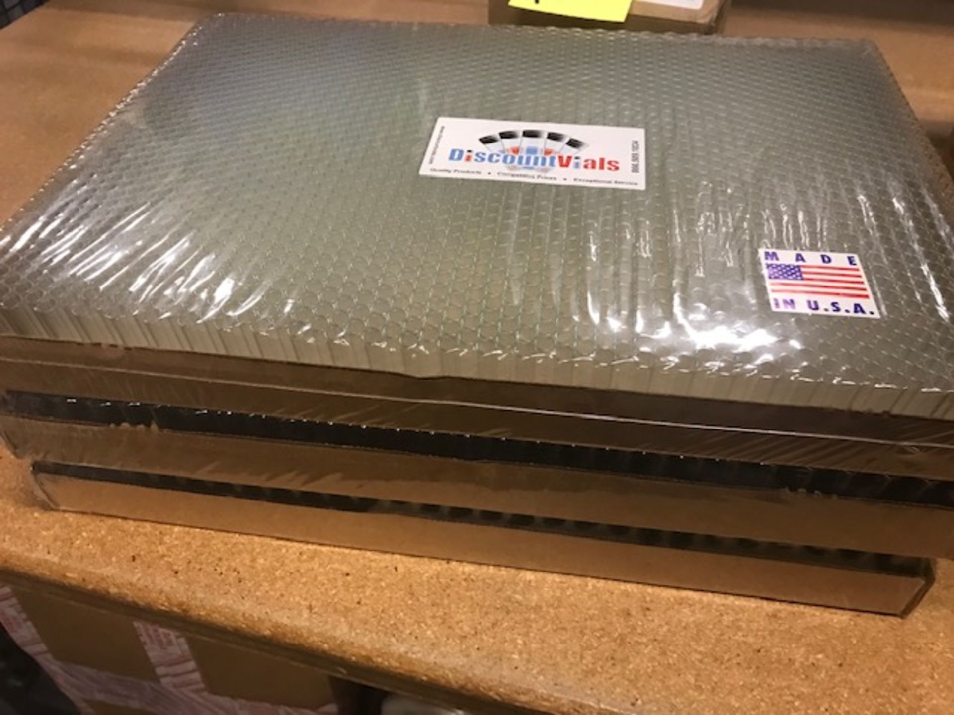 Discount Vials - 8 X 45mm Nulk Packed Shell Vial (2030 Pieces Per Tray - 6090 Total) NO LIDS - Image 2 of 3