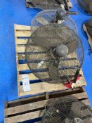 Pallet of Two Industrial Wall Mounted Fans