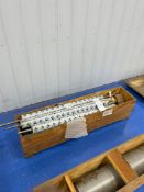Crate with Various Metal Rollers for Industrial Use