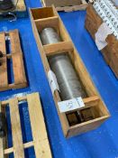 Crate with Large Metal Roller