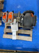 Pallet with (2) Belimo Flanged Globe Valves 2 1/2