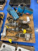 Pallet with Various Valves and Machine Parts