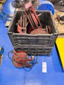 Crate of ReelCraft Pneumatic Hose Reels
