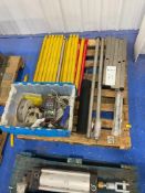 Pallet of New Metal Parts and Allen Bradley