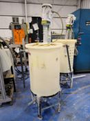 Chem-Tainer 50 Gallon Poly Tank with .75 HP Agitation Motors