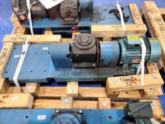 Leroy Somer 3 HP Motor with Coupling on Steel Skid