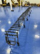 NestaFlex 175 Gravity Roller Conveyor 24’ long 12” wide