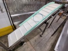 58 Inch Discharge Cleated Incline Conveyor