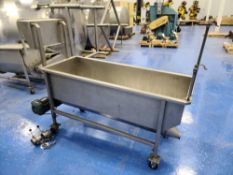 Stainless Steel Rectangular 60 Gallon Auger Mixer