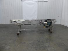Conveyor 10 Foot Long x 6 Inch Wide Mat-Top Conveyor