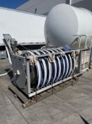 Spiral Conveyor with Blue Belt