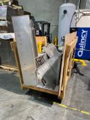 Skid with misc. Stainless Steel parts