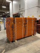 Lot of Pallet Racking, (154) beams 96