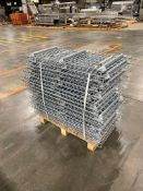 Lot of Pallet Racking, (35) Wire Baskets 25