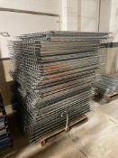 Lot of Pallet Racking, (44) Wire Baskets 55