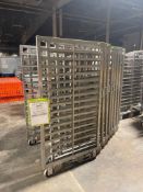 Lot of (8) Stackable Rolling Z Racks