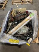 lot of parts, hoses and hose reel