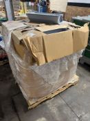 Crate of plastic tubs