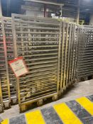 Lot of (8) Stackable Rolling Z Racks