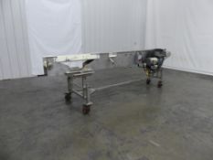 10 Foot Long x 6 Inch Wide Mat-Top Conveyor