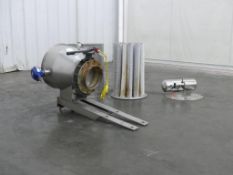 AZO Stainless Steel Dust Collector with Dump Valve