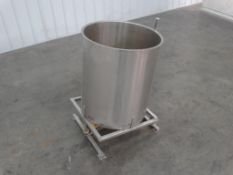 110 Gallon SS Tank with Vibratory Stand