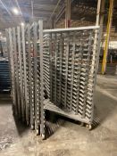 Lot of (8) Stackable Rolling Z Racks