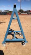 Powder Coated A Frame Cart on Casters