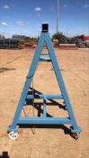 Powder Coated A Frame Cart on Casters