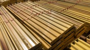 Lot of (18) 3 Ribbed Bolt On Guard Rails 15