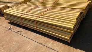 Lot of (18) 3 Ribbed Bolt On Guard Rails 15