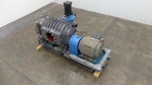 Roots Rotary Lobe Gas Pump & 100 HP Toshiba Motor