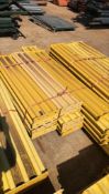 Lot of (15) 3 Ribbed Bolt On Guard Rails Various Lengths